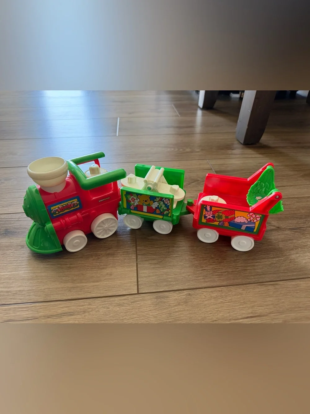 fisher price 2001 little people musical christmas train only no figures